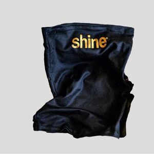 NWT shine gold logo gaiter